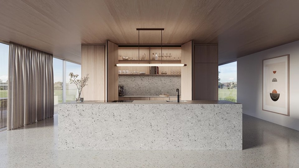 Įvažiuojančių durų sistema K-HAWA Folding Concepta III