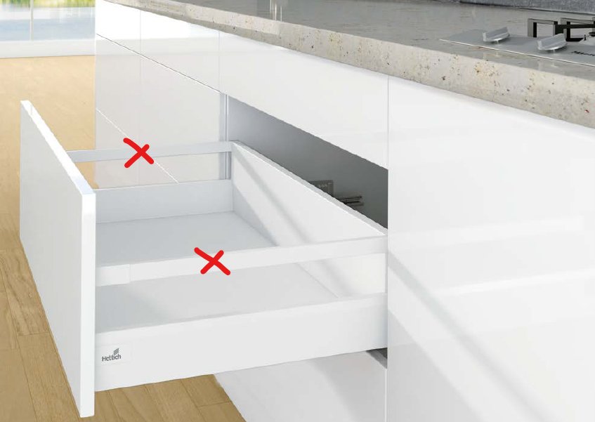 K‑Hettich ArciTech stalčių sistema - Image 2