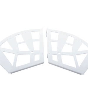 Strong atverčiama batų lentyna, 3 eilės, plastikas, balta
