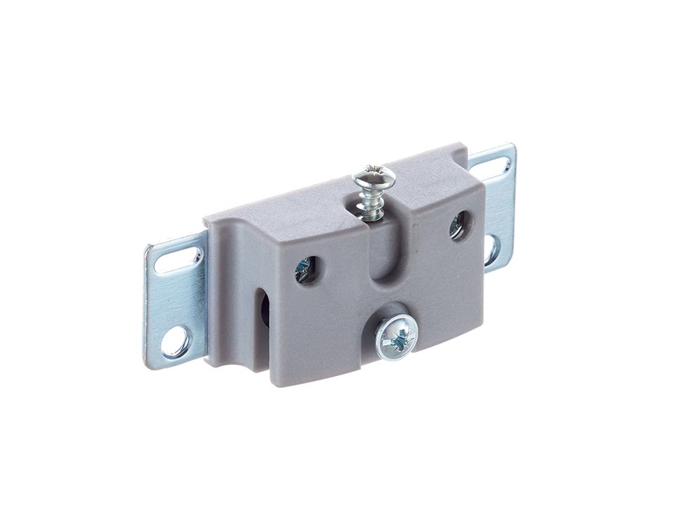 VIBO siauras, aukštos spintelės fasado laikiklis, 150 mm, pilka