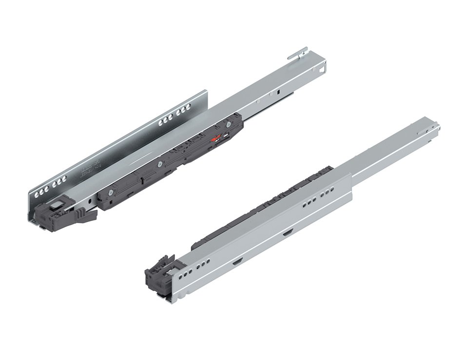 Blum Legrabox, stalčiaus furnitūros komplektas M 600 mm/70 kg, BLUMOTION / TOB, pilkas, vidinis - Image 2