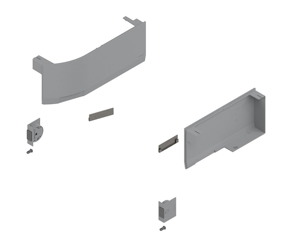 Blum 23K8000 Aventos Hk Top dangteliai skirtas S-D, šviesiai pilka
