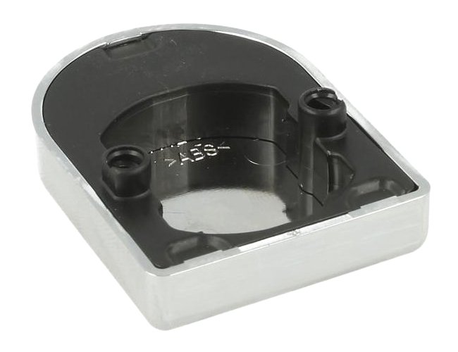 Blum 84.4120 dangtelis stiklas "D" matinis nikelis - Image 2