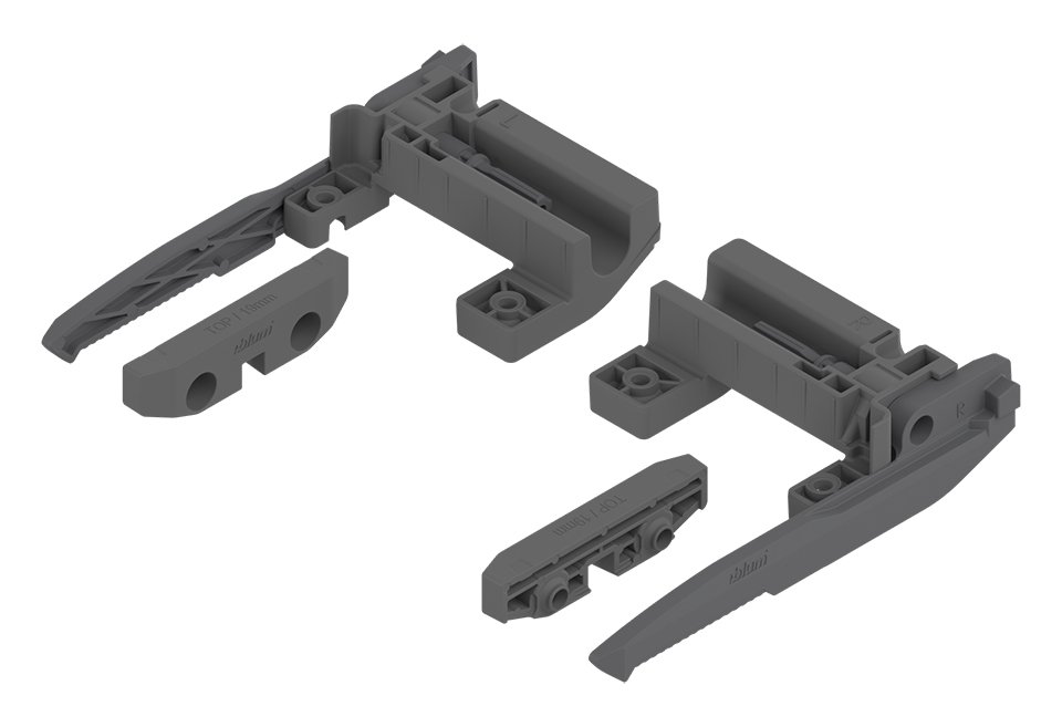 Blum 295H5700 ištraukiamos lentynos fiksavimo komplektas Movento/Tandem 16 mm