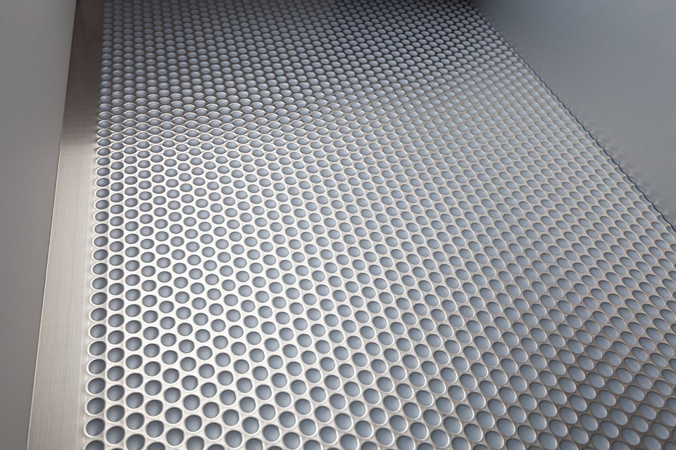 AGOFORM kilimėlis Aqua-Non 564 × 500 mm Alu Metalic su nerūdijantis plienas