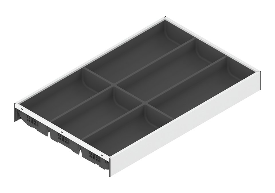 BLUM ZC7S500BS3 Ambia Line įrankių dėklas 300/500 balta/pilka