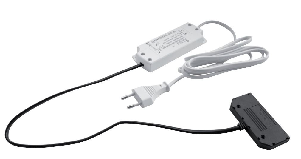 Italiana Ferramenta KIARO LED juosta maitinimo maitinimas rinkinys, maitinimo maitinimas + jutiklis + jungtis laidas