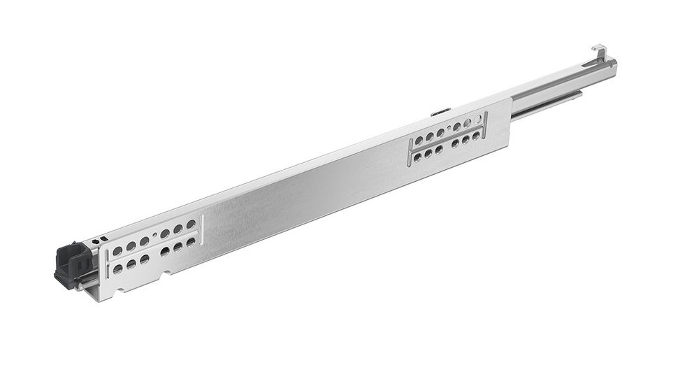 Hettich 9256914 Quadro YOU pilno ištraukimo bėgelis, 450 mm/30 kg, dešinysis, Push to open (1 vnt.)