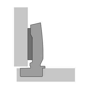 Hettich 9094390 Sensys durų lankstas 10 mm uždedamas 110° Tb medvaržtis spyruoklė - Image 3