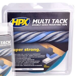 StrongLumio dvipusė lipni juosta 12 mm itin stipri LED profiliams 25 m