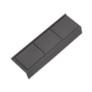 Gollinucci vonios organizatorius su priedas 400 mm 122 × 372 × 69 mm antracitas