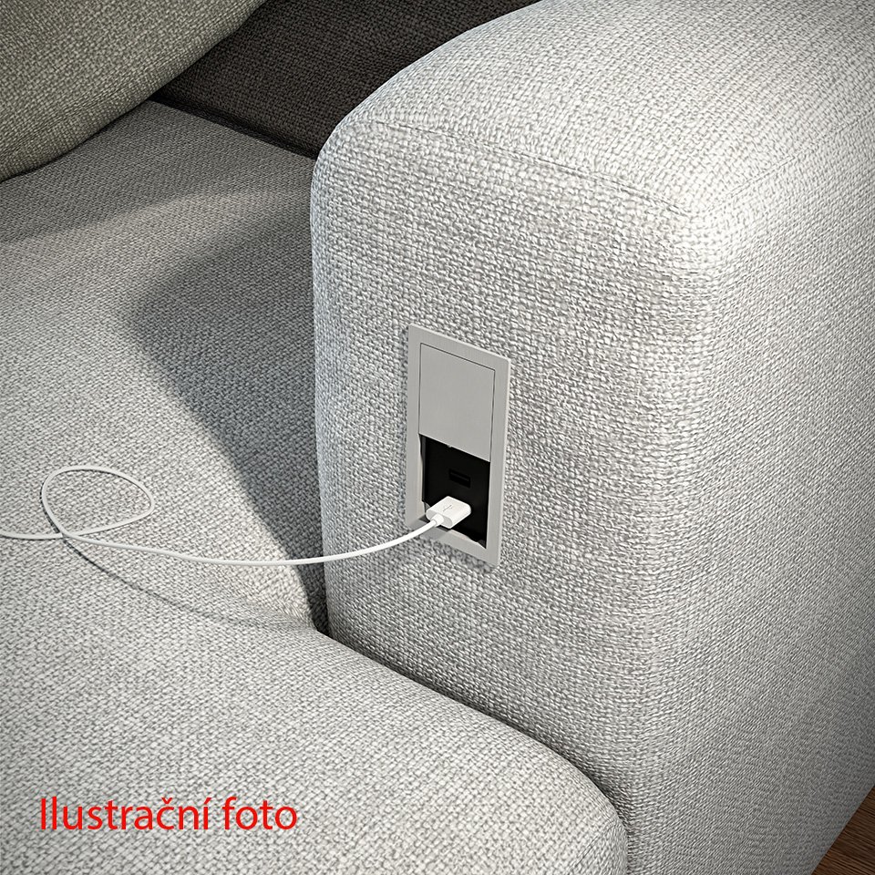 Versahit Mono elektros lizdas 1X230V prancūziško tipo, juoda - Image 2