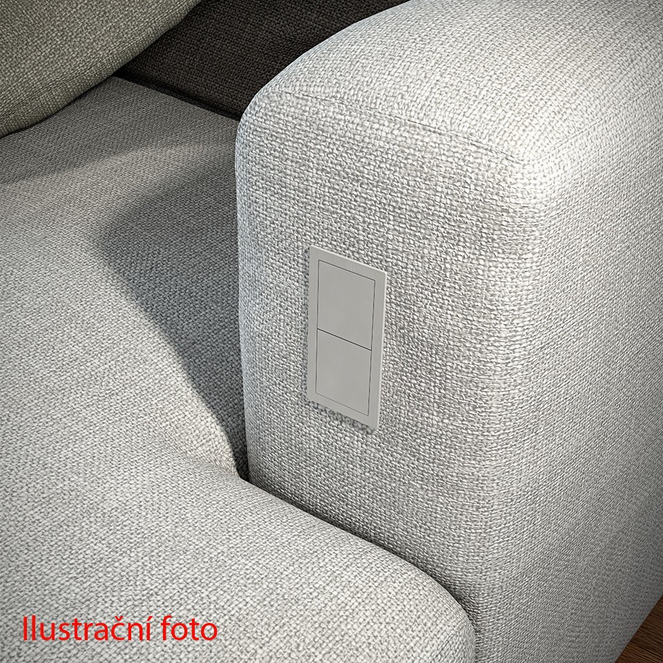 Versahit Mono elektros lizdas 1X230V prancūziško tipo, juoda