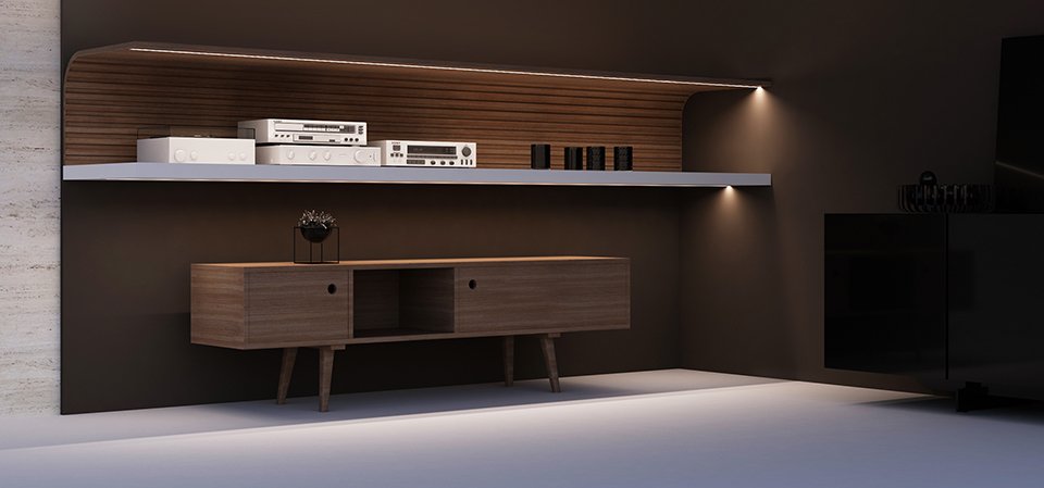 StrongLumio LED profilis Begtin 12, 2000 mm juodas anoduotas - Image 3