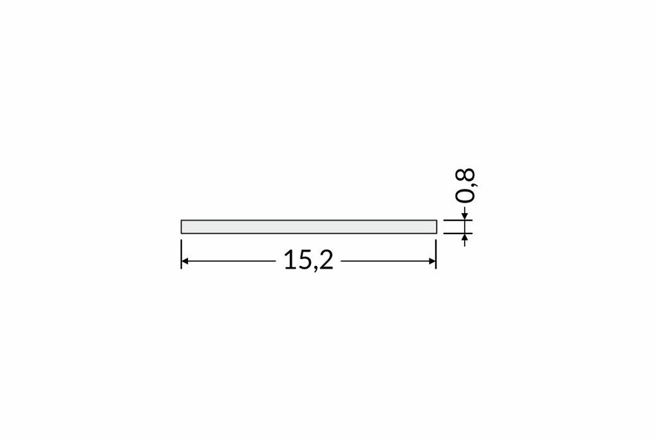StrongLumio difuzorius B LED profiliams, užmaunamas skaidrus 2000 mm - Image 2