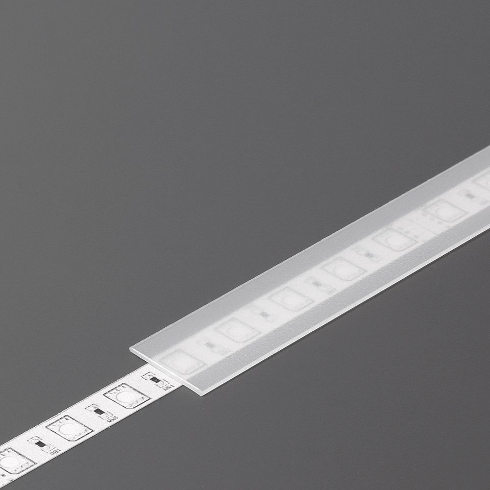 StrongLumio difuzorius B LED profiliams, užmaunamas skaidrus 2000 mm