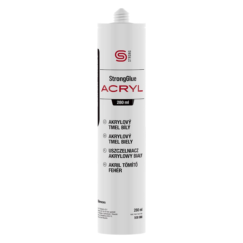 StrongGlue akrilinis sandariklis, baltas, 280 ml