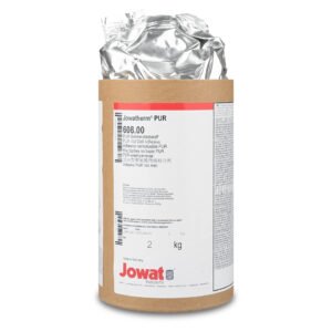 Karšto lydalo klijai Jowatherm-Reaktant 608.00 PUR PG skaidri kasetė, 2 kg – 6 vnt.