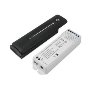 StrongLumio RF nuotolinio valdymo pultelis/šviesos reguliatorius 12V/24V 1 zona – rinkinys