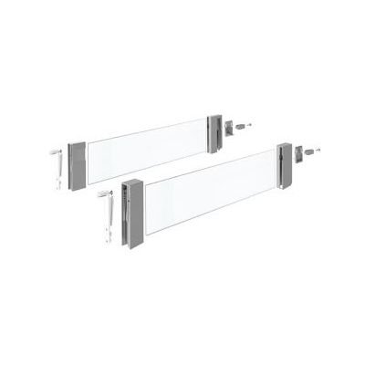Hettich 9194822 Atira DesignSide stiklo šonų komplektas 176, 470 mm, stiklas, sidabro