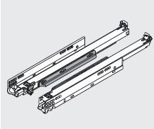 Blum 760H4200T Movento, bėgeliai 420 mm/40 kg, TIP-ON (pora)