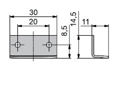 Lehmann skląstinės spynos komplektas 292, 1200 mm, juoda, nikelio priedai - Image 3