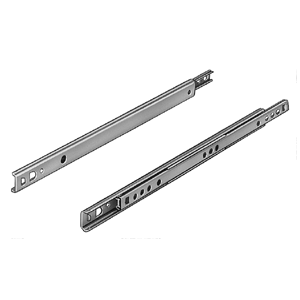 Hettich 71835 KA 1730 dalinio ištraukimo rutulinių bėgelių komplektas, 350 mm/10 kg, 17 mm grioveliui