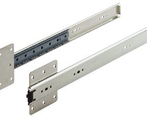 Hettich KA 5740 įstumiamų durelių bėgelių komplektas, 650 mm, iki 14 kg